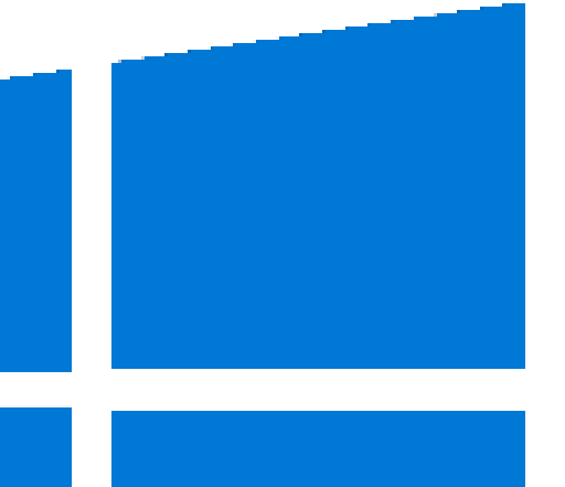 Teil des Windows 10-Logos